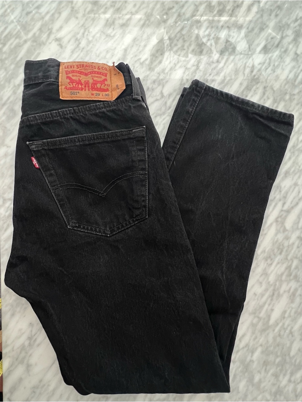 Levi's Black Men's Straight Jeans